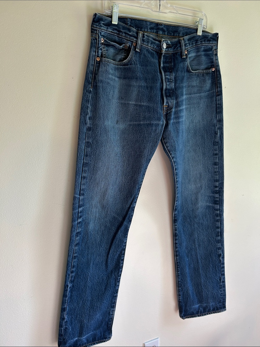 Levi’s 501 Botton Fly Jeans 34x34 - Picture 2 of 8
